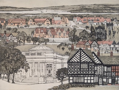 Port Sunlight (II); Hind, Audrey (born 1936); c. 1987; BIKGM.7898