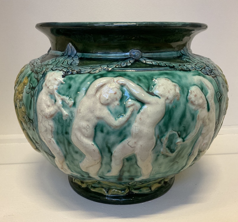 Jardiniere; Della Robbia Pottery (active 1894-1906); BIKGM.933