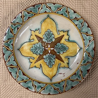 plate; Della Robbia Pottery (active 1894-1906); BIKGM.6004