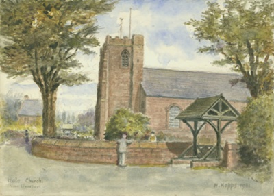 Hale Church Near Liverpool 1931; Hopps, Harold; BIKGM.W324