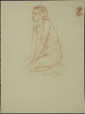 Study of Nude Woman Kneeling; Reed, Stanley; BIKGM.5659