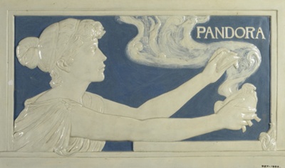 panel; Della Robbia Pottery; BIKGM.927