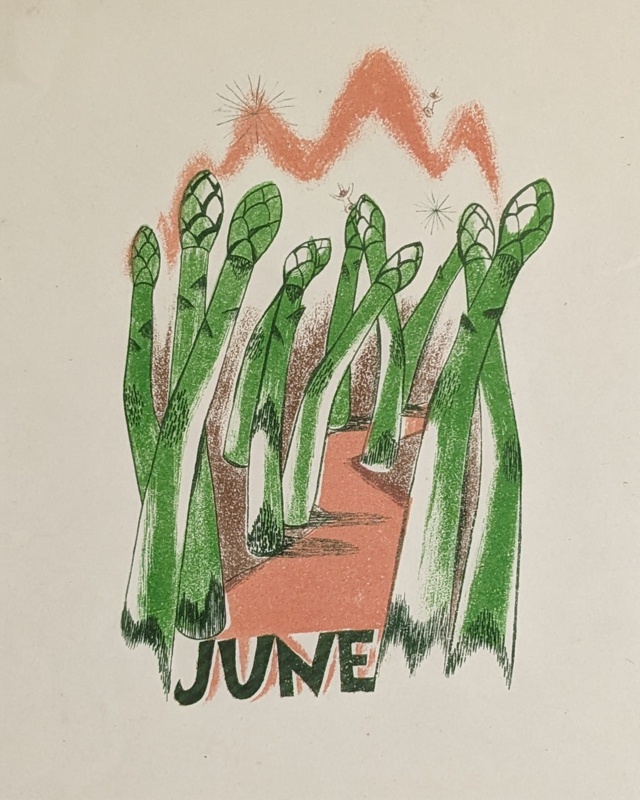 June - Asparagus and Stars; Richards, Albert (1919-1945); 1935-1939; BIKGM.7130.1