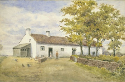Creer's Farm, Grange Hill, West Kirby 1910; Hopps, Harold (1879-1967); BIKGM.W378