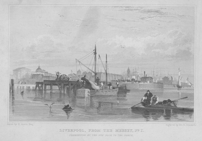 Liverpool from the Mersey No 1; Brandard, R; BIKGM.2625