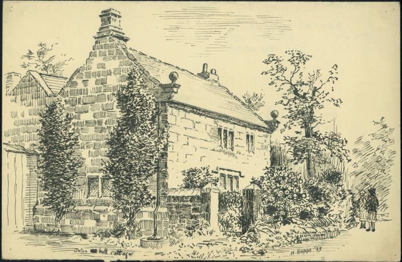 Oxton Hall Cottage 1929; Hopps, Harold; BIKGM.W335