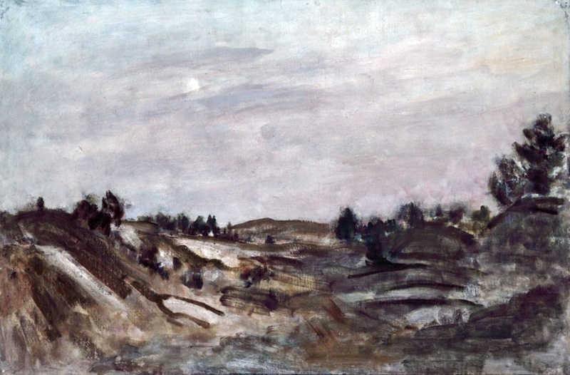 Moonrise, Painswick; Steer, Philip Wilson; 1915; BIKGM.2655