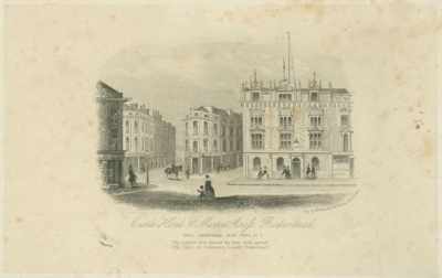 Castle Hotel & Market Cross, Birkenhead; Newman, J Newman & Co; BIKGM.1716b