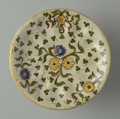 saucer; Della Robbia Pottery; BIKGM.5990