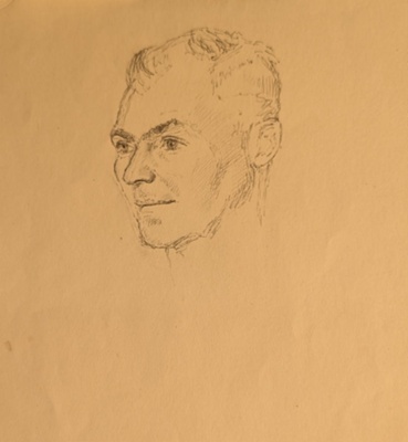 Portrait's of Man's Head ; Burke, Thomas; 1941-1945; BIKGM.7343.50