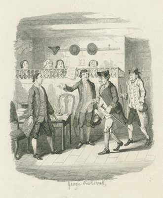 The Arrest of Mr Habergam Habakkuk; Cruikshank, George; BIKGM.1952ae