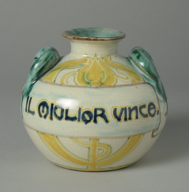 vase; Della Robbia Pottery (active 1894-1906); BIKGM.2877