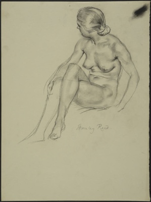 Study of Nude Woman Sitting; Reed, Stanley; BIKGM.5661