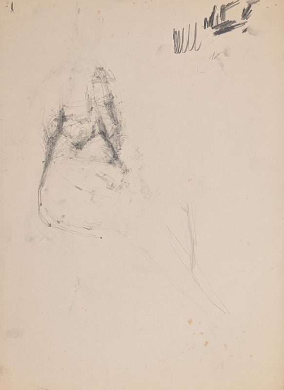 Unfinished Nude; Horsfield, Nicholas (1917-2005); BIKGM.8945