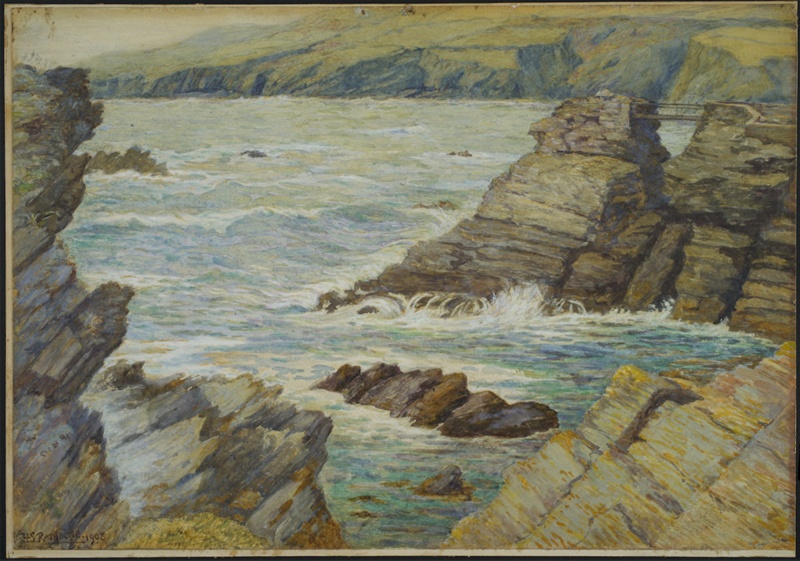 'An Equinoctial Sea' - Isle of Man; Rathbone, Harold Steward (1858-1929); 1908; BIKGM.9015