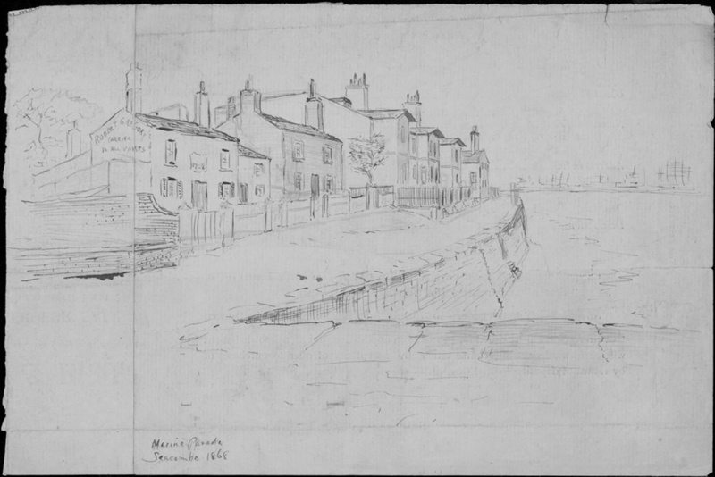 Marine Parade, Seacombe 1868; Hopps, Harold; BIKGM.W340