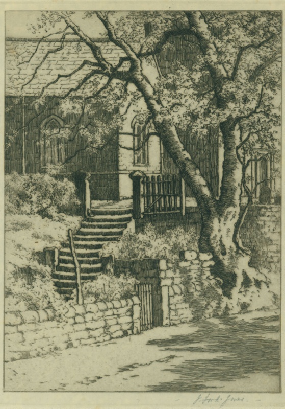 The Steps, Bidston Church; Jones, John Ford; BIKGM.135