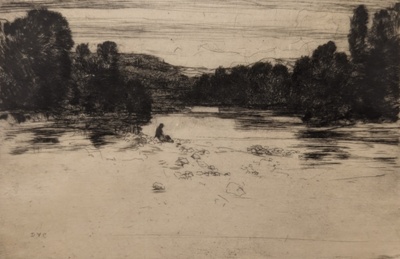 Evening on the Garry; Cameron, David Young (1865-1945); 1906; BIKGM.9240