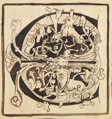 Gothic Letter E.; Richards, Albert; 1935-1939; BIKGM.7112