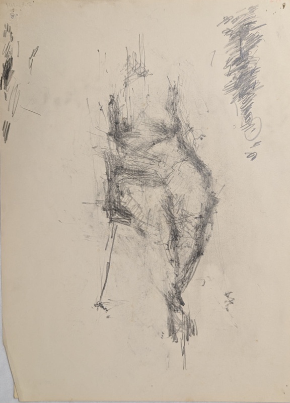 Seated Nude; Horsfield, Nicholas (1917-2005); c. 1971; BIKGM.8989.2