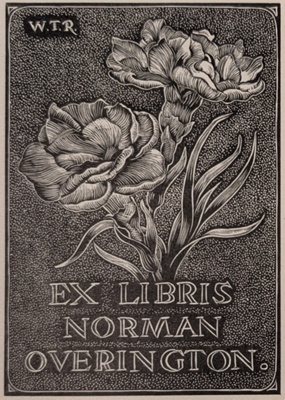 Ex Libris Norman Overington; Rawlinson, William Thomas (1912-1993); WR.66