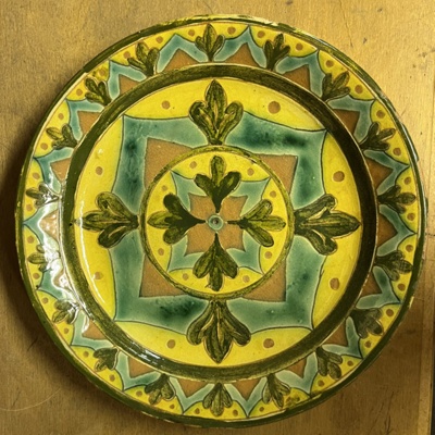 plate; Della Robbia Pottery (active 1894-1906); BIKGM.8228