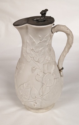 White Copeland Parian Porcelain Jug; Copeland, W T, Messrs; BIKGM.2918