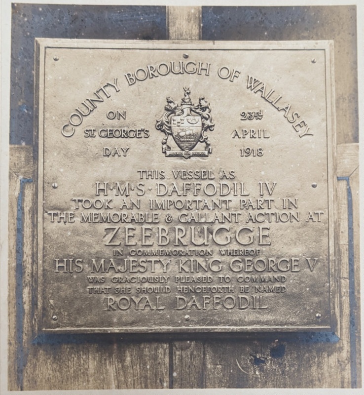 Photographs of 'Zeebrugge' Plaque; Unknown; BIKGM.W749