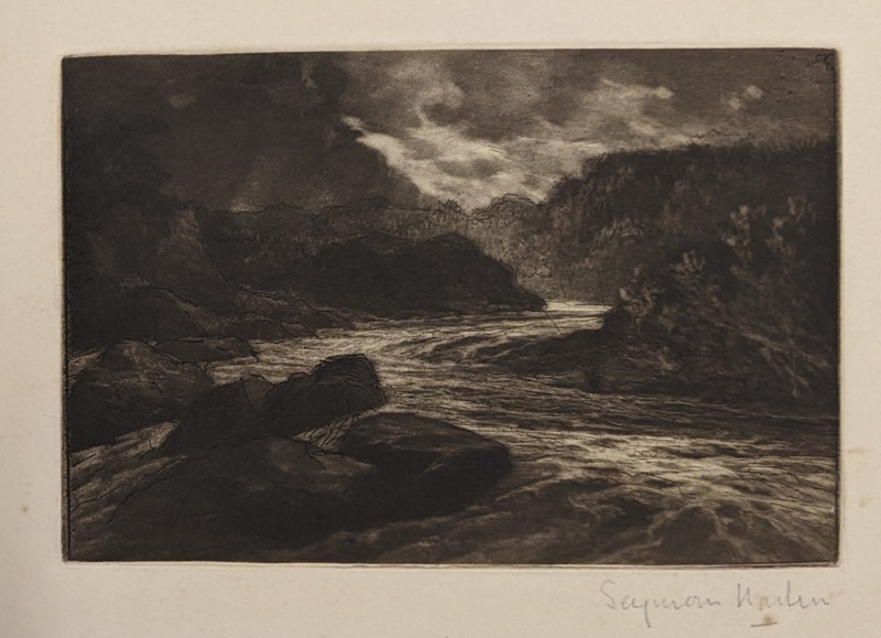 A Salmon River; Haden, Francis Seymour; BIKGM.24.30