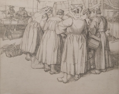 Breton Market; Brown, Denise (1911-1998); BIKGM.9224