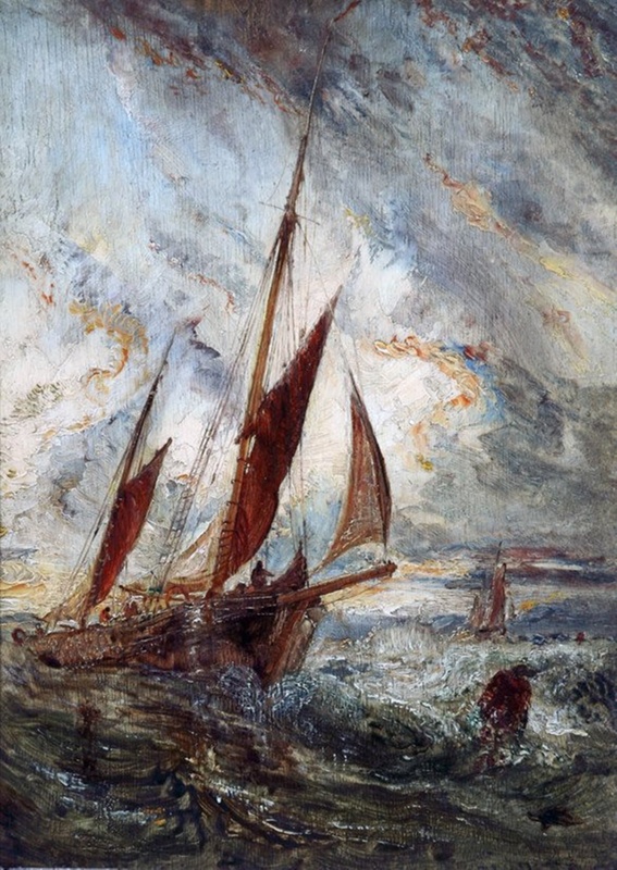 Making for harbour before the storm; Bond, William Joseph J C; BIKGM.163