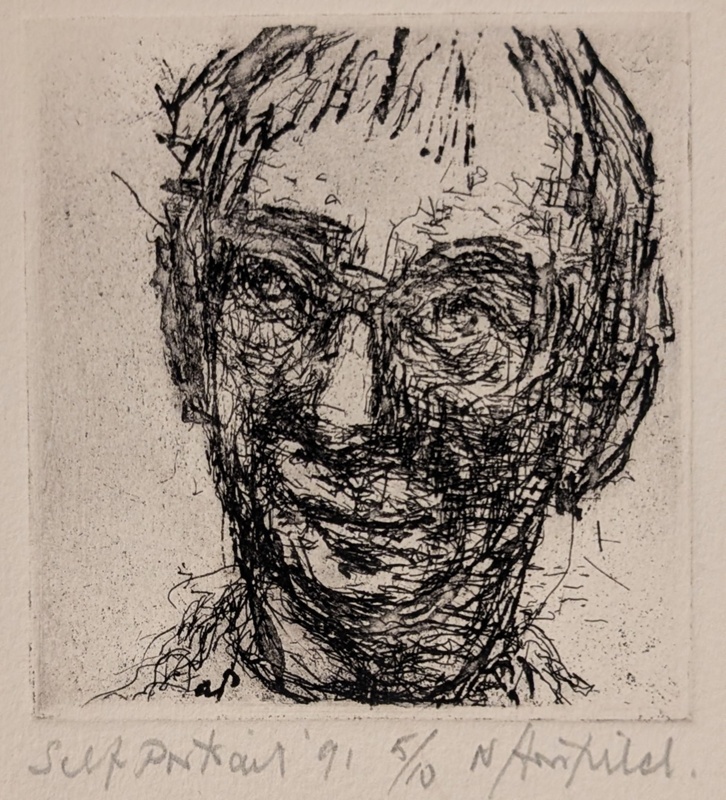 Self-Portrait '91; Horsfield, Nicholas (1917-2005); 1991; BIKGM.8896