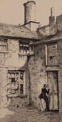 A Kendal Courtyard; Taylor, Albert (1918-1987); 1948; BIKGM.9212