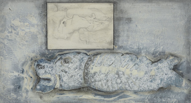 Primordial Lurking Fish & His Portrait; Morrison, Alex; BIKGM.W572