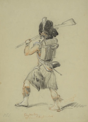 John Mackay 79th Cameron Highlanders; Crawford, Edmund T; BIKGM.1727a JM167