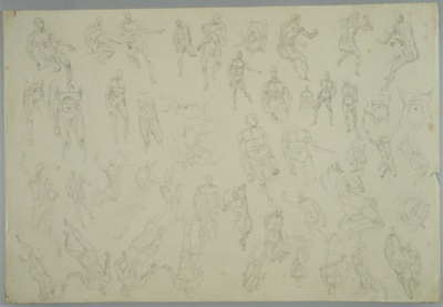 Various Anatomical Sketches; Rosenvinge, Olaf (1913-2004); BIKGM.8781