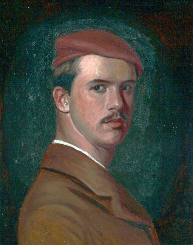 Self Portrait as a Young Man; Steer, Philip Wilson; c. 1880; BIKGM.3371