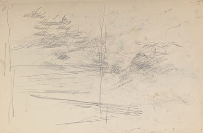 Unfinished Landscape Sketch; Horsfield, Nicholas (1917-2005); c. 1982; BIKGM.8885.2