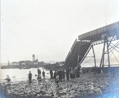 Photographs, Egremont Ferry Damaged 1932; Unknown; BIKGM.W715