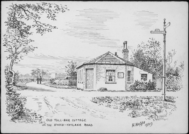 Old Toll Bar Cottage 1929; Hopps, Harold; BIKGM.W375
