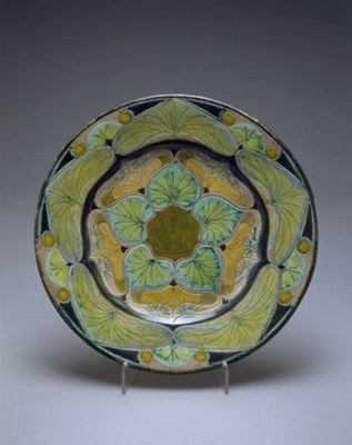 plaque; Della Robbia Pottery; BIKGM.6043