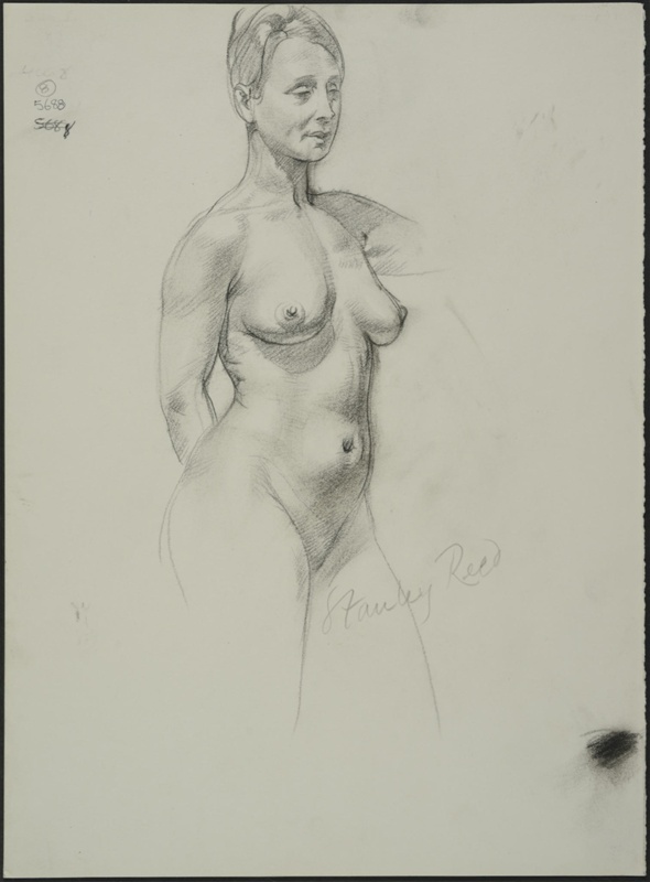 Study of a Nude Woman; Reed, Stanley; BIKGM.5688.2