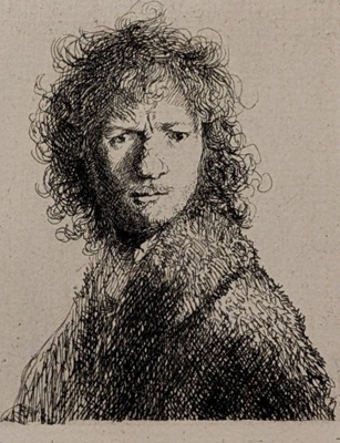 Self-Portrait, Frowning; Rapilly, Georges (active 1850-1890); BIKGM.9158