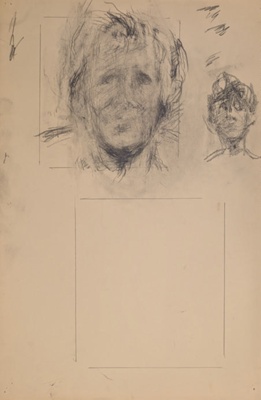 Two Self-Portraits; Horsfield, Nicholas (1917-2005); BIKGM.8902.1