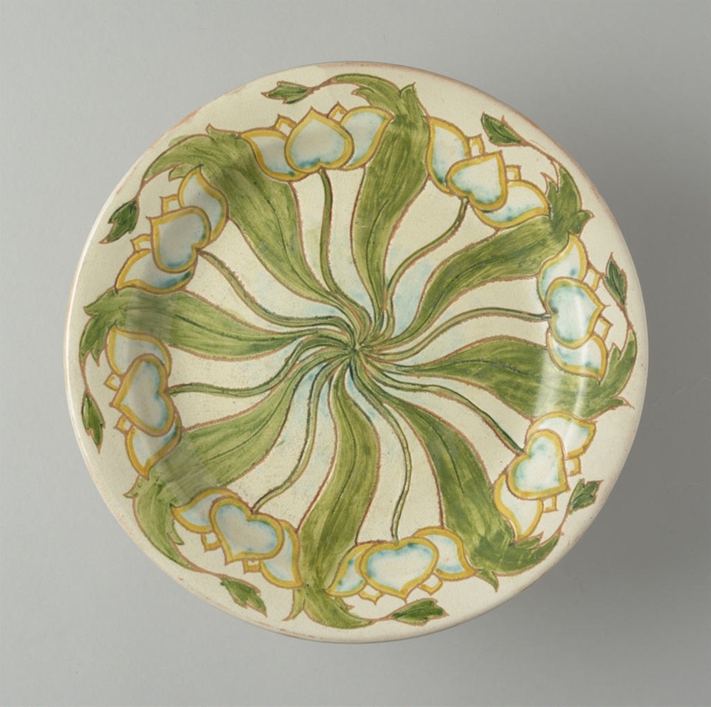 Plate; Della Robbia Pottery; BIKGM.L227.12