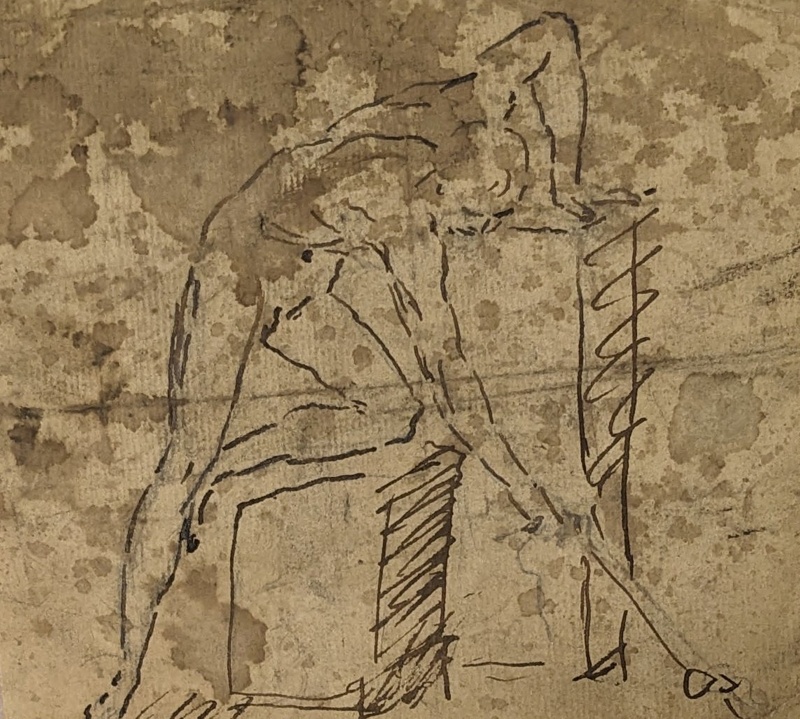 Figure Study of a Posed Male Nude; BIKGM.6278