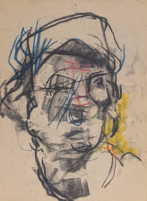 Self-Portrait; Horsfield, Nicholas (1917-2005); BIKGM.8898