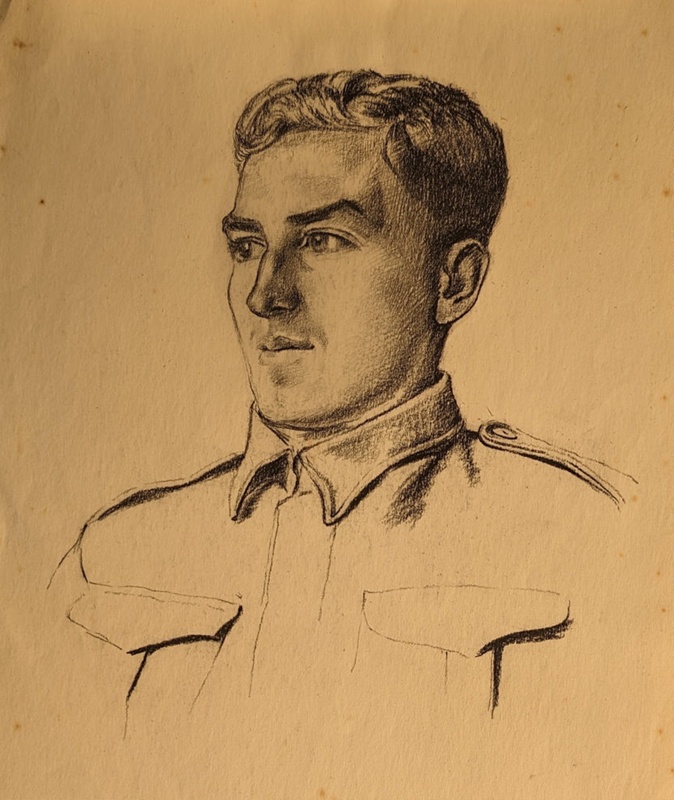 Portrait of Military Man ; Burke, Thomas; 1941-1945; BIKGM.7343.77