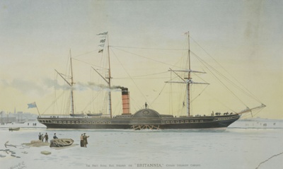 The Fist Royal Mail Steamer The "Britannia" RMS; W Ridley & Co; BIKGM.236j