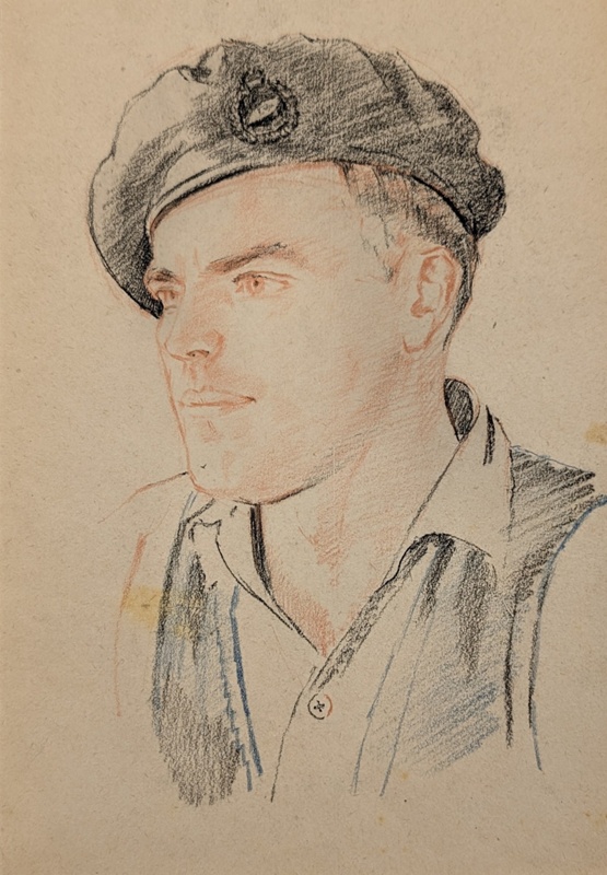 Portrait of Man in Military Uniform; Burke, Thomas; 1941-1945; BIKGM.7343.52